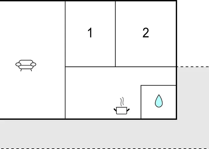 2 Bedroom In Ferienhaus *